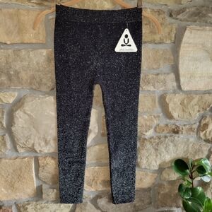 NWT Phat Buddha Jane Glitter Legging Black Caviar OSFM